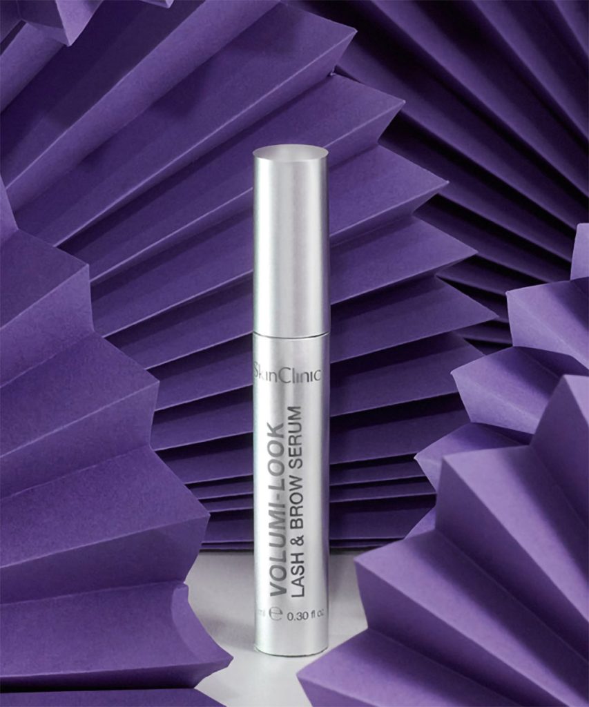 Längre ögonfransar med fransserum med SkinClinic Xlash Volumi-Look